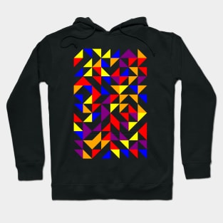 Amazing Geometric Colourful Triangle Pattern #4 Hoodie